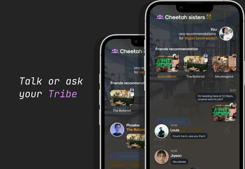 Talk or ask your Tribe